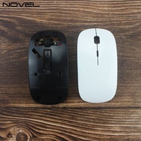 Mini USB Personalizado para Sublimación 3D, Ratón Inalámbrico para Juegos con Seguimiento de Bola para Portátil, Diseño Personalizado, Ambidiestro, en Stock