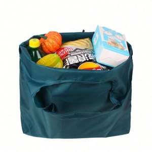 Bolsa de Compras Plegable de Poliéster con Logotipo Personalizado, Bolsa de Supermercado Reutilizable Ecológica Enrollable - Product Image 6