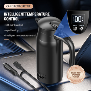 Hızlı Isıtma 800ml 12-24V Taşınabilir Araç Su Isıtıcısı, Ayarlanabilir Seyahat Su Isıtıcısı - Product Image 5