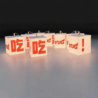 Lettres LED en acrylique thermoformées, enseignes publicitaires 3D personnalisées, fabrication chinoise