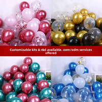 Ballons de décoration pour anniversaires et mariages, ensembles d'arches pour suites nuptiales et inaugurations de magasins, ballons en latex en gros