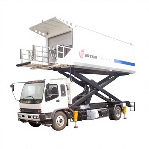 Camion de service de restauration aérienne professionnel à haute capacité pour l'aéroport, véhicule de restauration pour passagers, vente en gros - Product Image 3