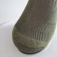 Chaussettes de randonnée vert jungle en gros, chaussettes de sport vertes du Vietnam