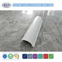 Profil d'extrusion personnalisé en PVC/ABS/PP/PE pour rail de glissière de rideau et rail de guidage de volet roulant