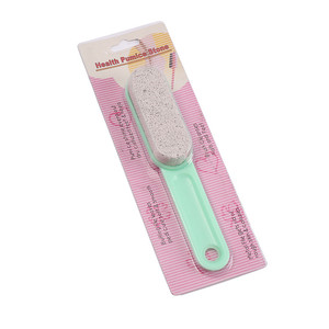 Meist verkaufte Peeling-Entferner Körper haut Füße <span class=keywords><strong>Scrub</strong></span> ber Bimsstein Stein bürste mit Griff - Product Image 3