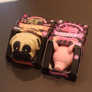 Juguete antiestrés de moda en Douyin: cerdo estrujable, conejo, pug, shiba para aliviar el estrés y la tensión. - Product Image 1