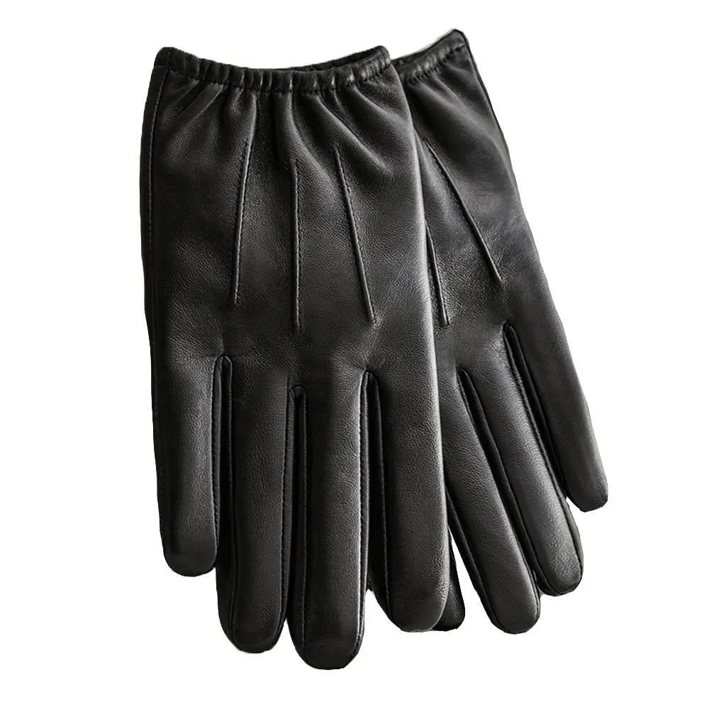 Hot Selling Black Fashion Sheepskin Leather Work Glove For Driving
