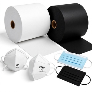 Tissu non tissé soufflé à chaud BFE99 PFE95 20g 25gsm 40g – Rouleaux de tissu filtrant non tissé soufflé à chaud pour masques KN95 <span class=keywords><strong>FFP1</strong></span> FFP2 FFP3 - Product Image 1