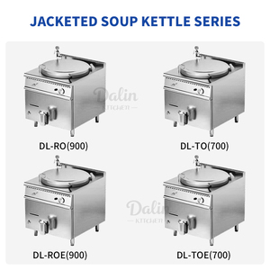 Olla Profesional para Sopa a Gas, de Acero Inoxidable, Vertical, con Doble Pared, Equipo de Cocina, Aparato de Cocina - Product Image 6