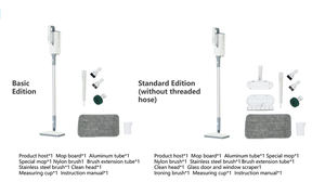 Vadrouille à <span class=keywords><strong>vapeur</strong></span> chaude et à sec et humide 1500W tout-en-un pour nettoyer les sols durs à haute température - Product Image 4