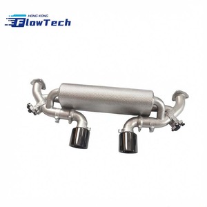 ระบบท่อไอเสียแบบ Catback พร้อมวาล์ว ทำจากสแตนเลส T304 สำหรับรถยนต์ 991/991.1 3.8l 475 - Product Image 2