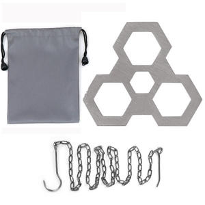 Carte de survie multi-outils en acier inoxydable avec couteau, scie, crochets et tournevis pour le camping et la pêche en plein air - Product Image 2