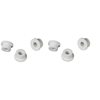 Perles d'isolation électrique en céramique, hématite, fil nu, 6 pièces