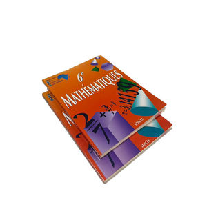 Fournitures scolaires auxiliaires, manuels scolaires, impression personnalisée avec reliure parfaite, papier offset kraft et couché - Product Image 1