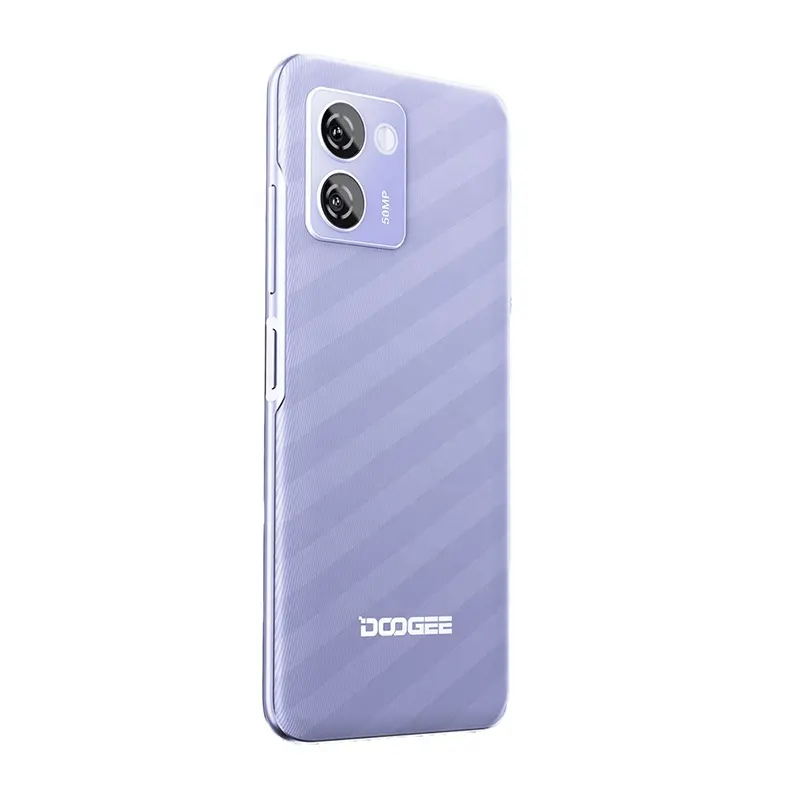 Doogee N50 Pro 50MP Câmera principal do smartphone Impressão digital lateral Rosto desbloqueado 18W Carregamento rápido Android 13 Smartphone
