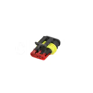 Te AMP Tyco 1.5mm không thấm nước superseal loạt tự động nam nữ tự động 3 Pin Dây kết nối thiết bị đầu cuối cho 282087-1