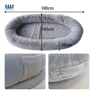 Menschliches Hundebett für Erwachsene, Verstellbarer Rücken, Plüsch, Großes Format, Riesiges Menschenbett - Product Image 6