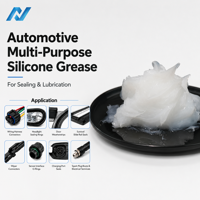 Automotive Multi-Purpose Silicone Grease for Wiring Harness Connectors O-Rings Door Seals Waterproof Lubrication