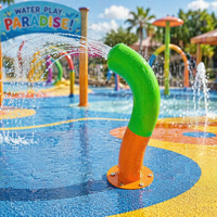 Canon à eau en acier inoxydable pour piscine, canon à eau de divertissement pour parc aquatique, équipement de jeu aquatique pour enfants à vendre