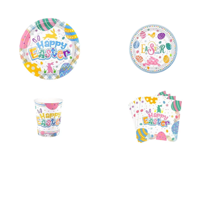 Juego <span class=keywords><strong>de</strong></span> vajilla desechable HLC <span class=keywords><strong>para</strong></span> fiesta <span class=keywords><strong>de</strong></span> Pascua, plato <span class=keywords><strong>de</strong></span> papel, taza, servilleta, juego <span class=keywords><strong>de</strong></span> vajilla, <span class=keywords><strong>restaurante</strong></span>, fiesta en casa, favores <span class=keywords><strong>para</strong></span> niños, <span class=keywords><strong>cumpleaños</strong></span> - Product Image 6