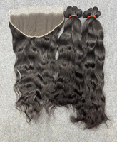 Lot de Cheveux Humains Naturels Ondulés Vietnamiens Bruts Non Traités, Cuticules Alignées, Cheveux Vierges, Fournisseur d'Extensions de Cheveux Indiens et Cambodgiens