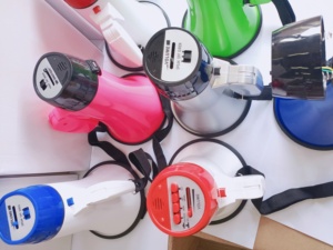 Loa Phát Thanh 20 Watt Megaphone Loa Siren/Chế Độ Báo Động Với Điều Khiển Âm Lượng Và Dây Đeo - Product Image 5