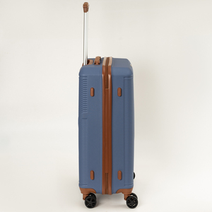 24인치 하드케이스 수하물 ABS 여행가방 소프트 TSA 인증 잠금장치 4륜 지퍼 클로저 유니섹스 디자인 공항용 폴리에스터 - Product Image 5