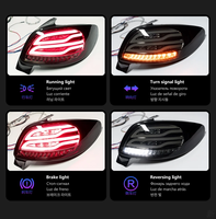 Feux arrière LED améliorés Plug&Play pour Peugeot 206 2004-2008 206CC, Feux arrière LED 207, Feux de jour LED, Feux de freinage, Feux de recul, Accessoires automobiles