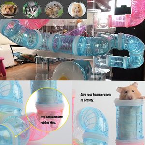 Diy Diverse Duurzame Huisdier Speelgoed Luxe Hamster Tube <span class=keywords><strong>Tunnel</strong></span> Voor Muis Hamster Of Andere Kleine Dieren Te Oefenen En Te Spelen - Product Image 3