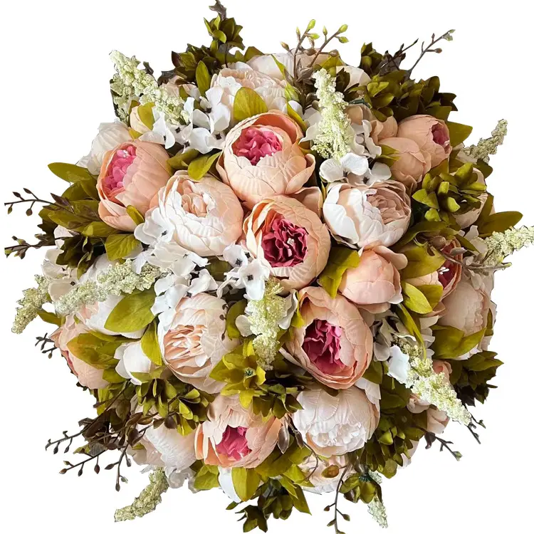 25-50 cm personalizado Centerpiece flor para casamento festa decoração flor guirlanda flores artificiais