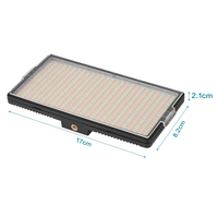 Appareil photo personnalisé lumière vidéo LED-416 lampes perles lumineuses réglable DSLR photographie Studio panneau de lumière Portable avec chaussure chaude