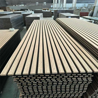 Panneaux muraux flexibles en MDF Akupanel, panneaux acoustiques à lattes, fabriqués en Chine