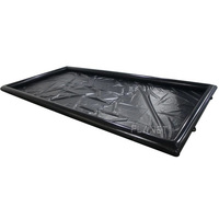 Tapis gonflable de retenue d'eau de collecteur portatif hermétique durable de lavage de bâche de PVC pour le lavage de voiture