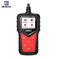 Herramienta de Diagnóstico para Autos V105 OBD2/EOBD, Escáner Automotriz de 12V, Lector de Códigos de Motor para Autos