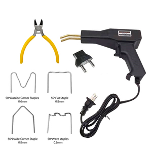 Zwarte kunststof lasapparaat garagegereedschap handige hete nietmachines machine PVC kunststof reparatiemachine autobumper reparatie - Product Image 4