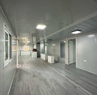 Maison conteneur préfabriquée extensible de luxe entièrement meublée 20ft 40ft, villa préfabriquée portable 2 chambres avec salle de bain