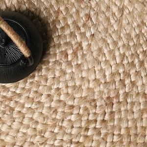 Tappeti Rotondi Naturali in Juta per Casa, Tappetini e Moquette Organici - Product Image 3