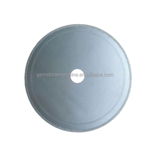 JEWELS & TOOLS JTLSSB1 <b>Metal</b> 10'' 250mm 0.8/1.0/1.2/1.5mm Thick Notched Rim Diamond Lapidary <b>Saw</b> Blade - Product Image 2