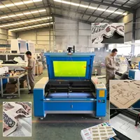 Supercnc Neue Hochpräzise Ruida PMI CO2-Laserschneidemaschine mit CCD Wassergekühlt Geeignet für MDF & Leder