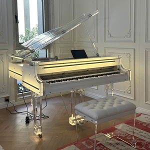 Source Factory High-end Customization Multiple Size Transparent Crystal Self Play <b>88</b> <b>Key</b> Baby Luxury Grand <b>Piano</b> 152/160/170/18 - Product Image 5