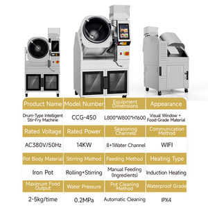 Intelligent <strong>Commercial</strong> Cooking <strong>Robot</strong> with One-Sauce Solutions 2-5KG Auto Stir-fry Machine with Free Sauce Recipe &amp; Samples - Product Image 5