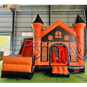 Maison gonflable commerciale en PVC pour enfants, château gonflable pour Halloween - Product Image 2