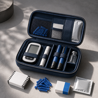 Estuche Refrigerante para Frascos de Medicamentos y Péptidos de EVA Personalizado OEM ODM, con Espuma Aislante y Logotipo Personalizado