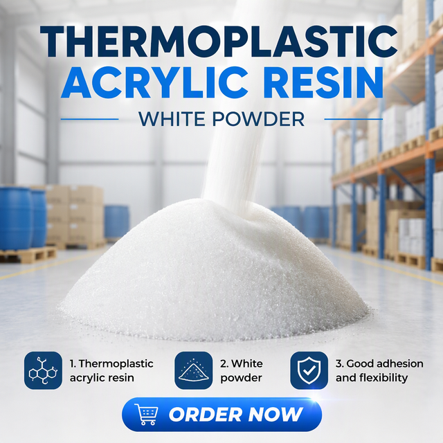 Thermoplastic Acrylic Resin A-76 White Powder TPA Resin Over 99% Purity Synthetic Polymer for Coatings and Paints