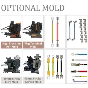 EW-801+M Automotive Copper Crimp Terminal Machine Wire Cutting Crimp Machine With Crimp Force Monitor