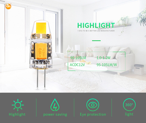 Lampe LED <span class=keywords><strong>G4</strong></span> 0705COB, mini source de lumière spéciale, <span class=keywords><strong>ampoule</strong></span> LED 1,2W AC/DC12V 6500K <span class=keywords><strong>blanc</strong></span> <span class=keywords><strong>froid</strong></span> pour lampe de paysage en cristal - Product Image 4