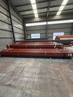 Tuyau en acier au carbone soudé homologué ASTM A795 UL, revêtement époxy rouge RAL3000 pour système d'arrosage automatique