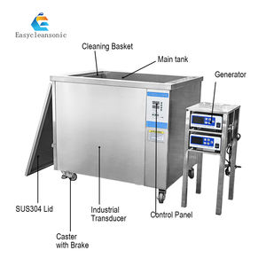 Machine de nettoyage par ultrasons industrielle 264L, laveuse de pièces, chauffage par ultrasons pour bloc moteur, dispositif de lavage de pièces automobiles, outils - Product Image 3
