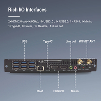 Ordinateur industriel Android/Windows 11/12 Ops avec SSD 8+256g DDR5, mini PC Ops avec USB pour l'éducation, tableau interactif intelligent