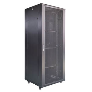 Rack de Servidor de Ciberseguridad de Alta Ventilación 42U de 19 Pulgadas, Gabinetes de Servidor para Centro de Datos de 800 mm de Ancho con Puerta Doble Abierta Ventilada - Product Image 2